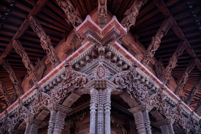 Low angle view of historical building