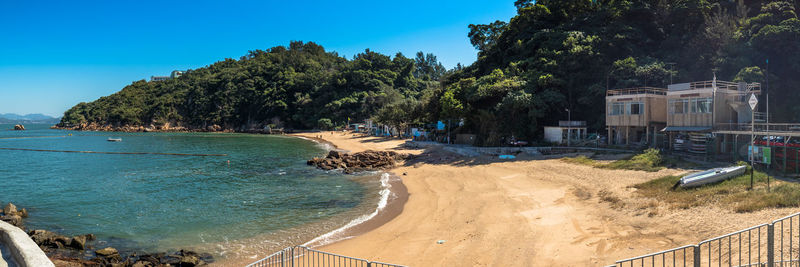 Panoramic shot of sea against sky