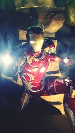 Close-up of lit candles