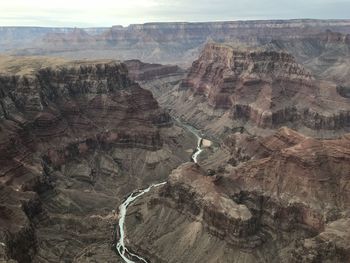 High angle view of canyon