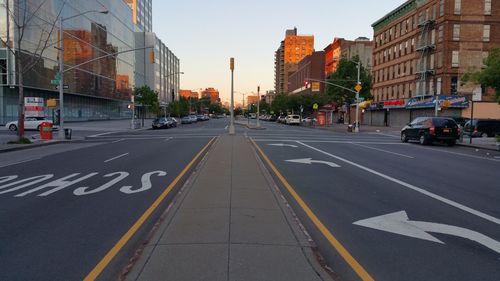 View of city street