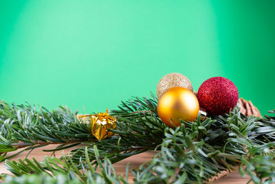 Close-up of christmas decoration