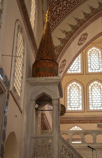 Low angle view of ornate ceiling in building