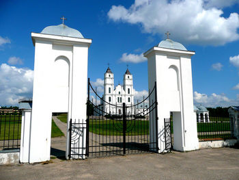 View of church against sky