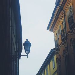 Low angle view of building against sky