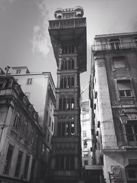 Low angle view of building against sky