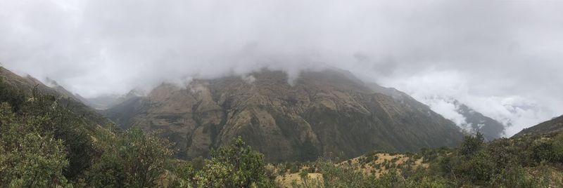 Panoramic view of landscape against sky