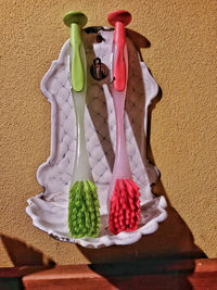 Close-up of food on table