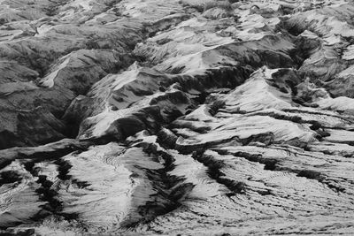 Full frame shot of rocks on land