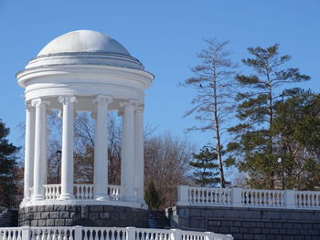 Low angle view of historical building against sky