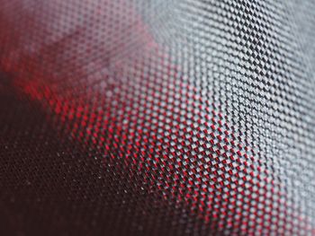 Close-up of red fabric