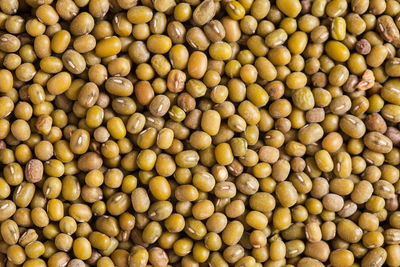 Full frame shot of beans at market stall