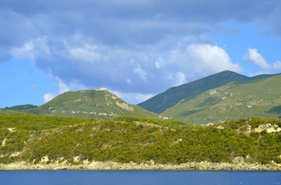 Paxos coast a small island south of corfu one of the greek islands in the ionian sea