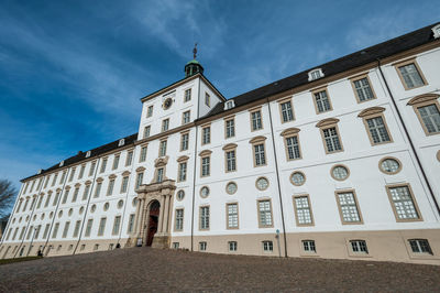 Low angle view of building against sky