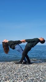 Couple on the beach 