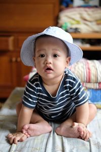 Portrait of cute baby boy