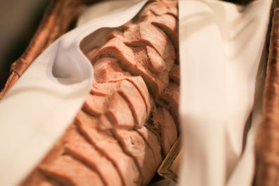 Close-up of ice cream in plate