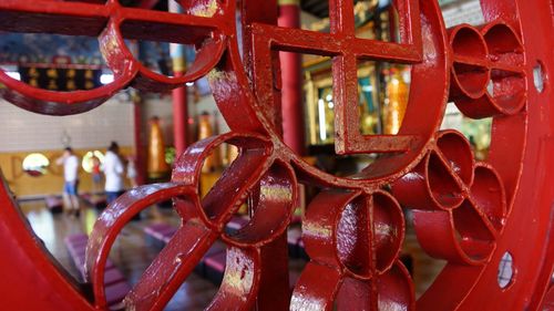 Close-up of rusty metal