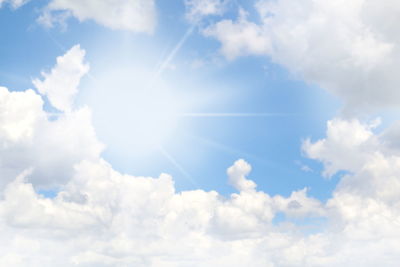 Low angle view of clouds in sky