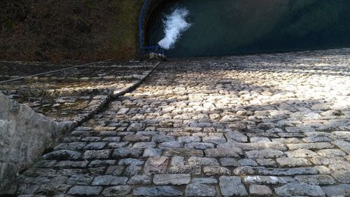 View of old tunnel