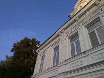 Low angle view of building against sky