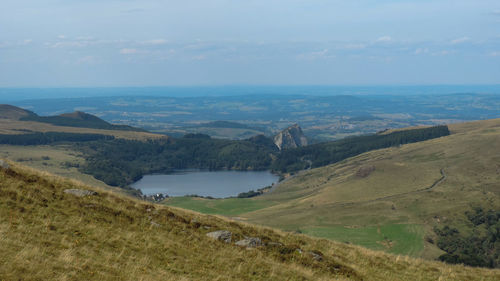 Scenic view of landscape against sky