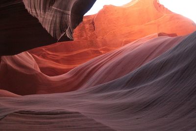 Rock formations in desert