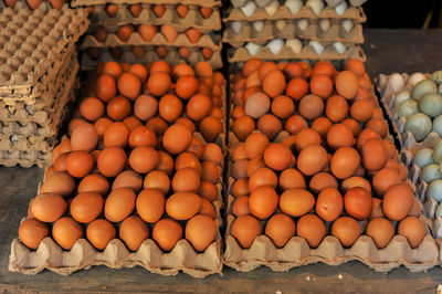 Full frame shot of food for sale at market