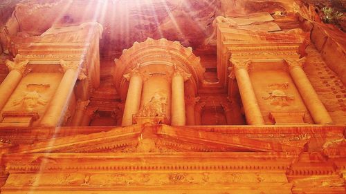 Low angle view of a temple