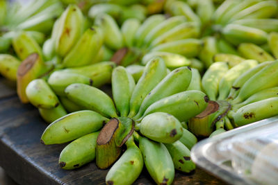 High angle view of fruits for sale in market