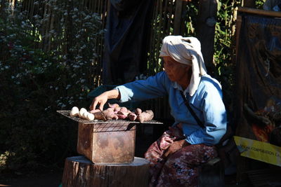 Man in traditional clothing