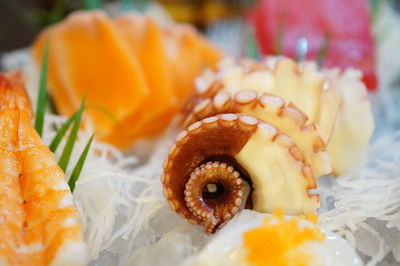 Close-up of dessert in plate