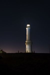 Low angle view of lighthouse