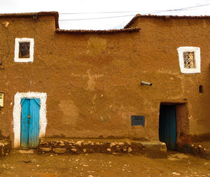 Mud houses in rural morocco