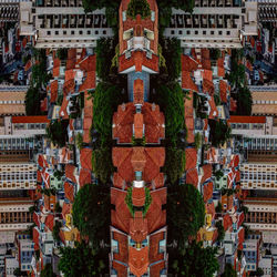 Full frame shot of buildings in city