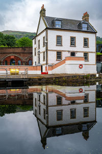 The customs house at bowling dates to the early 19th century, on the forth and clyde canal.