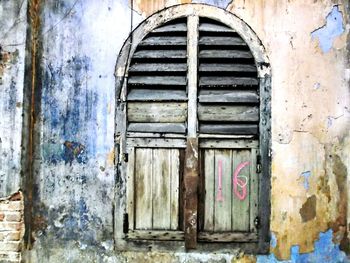 Close-up of built structure