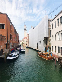 Boats in canal