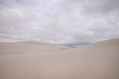 Scenic view of desert against sky