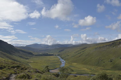 Scenic view of landscape against sky