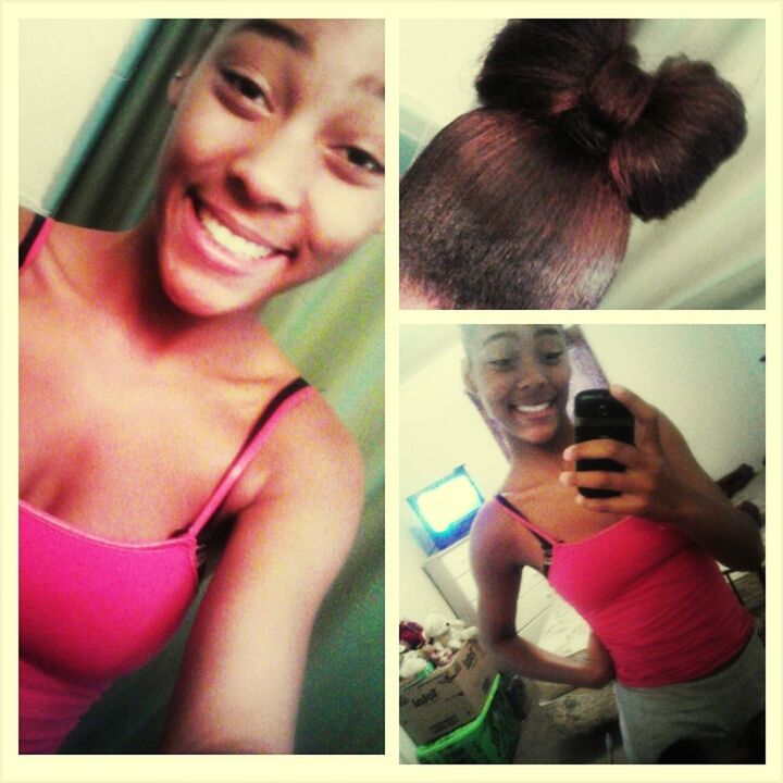 Me Today Or W/E , My Hair Bow I Did It Was My First Time So . (: 