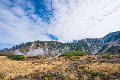 Scenic view of landscape against sky