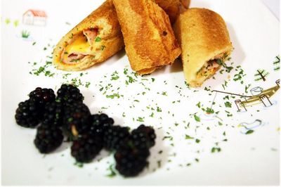 Close-up of food in plate