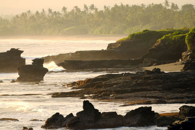Rocks on coast