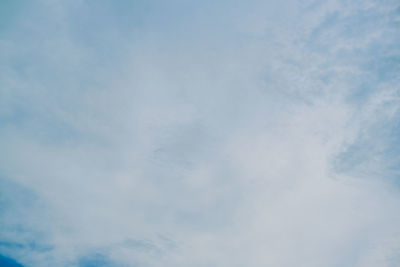 Low angle view of clouds in sky