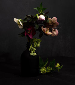 Close-up of flowers on table