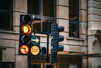 Low angle view of road sign