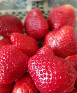 Close-up of strawberries