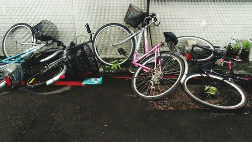 Cars parked in parking lot
