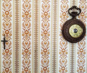 Close-up of ceiling on wall